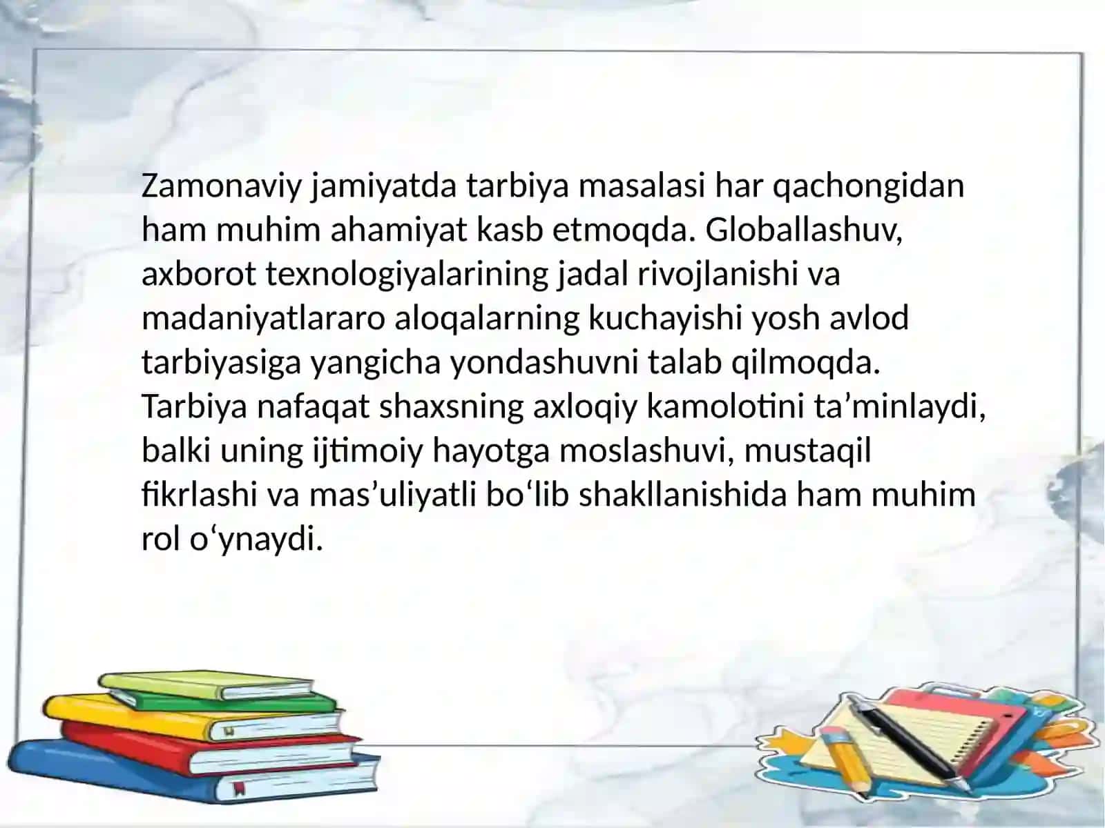 Zamonaviy tarbiyashunoslik muammolari 2