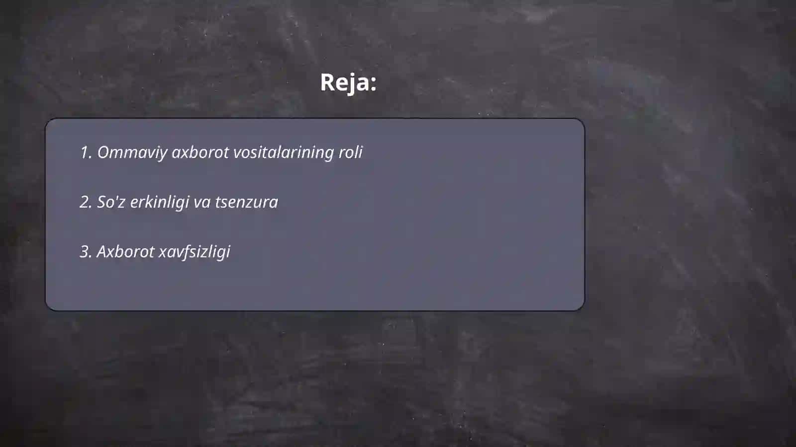 Media muxitda bola huquqlari 2