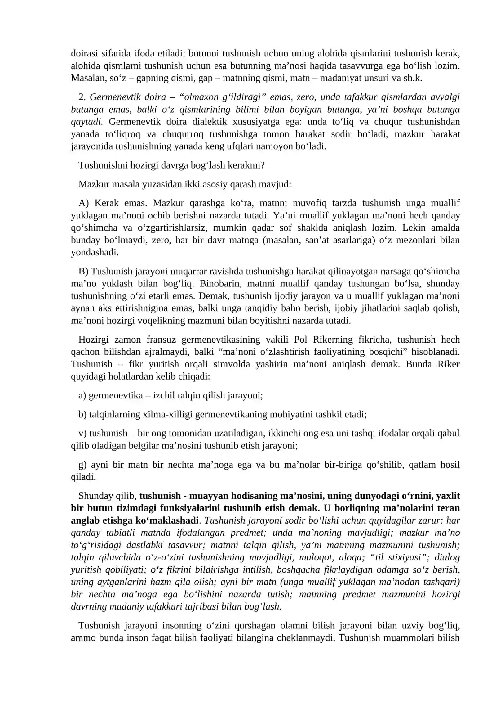 ILMIY TADQIQOTDA TUSHUNISH VA TUSHUNTIRISHNING AHAMIYATI 2