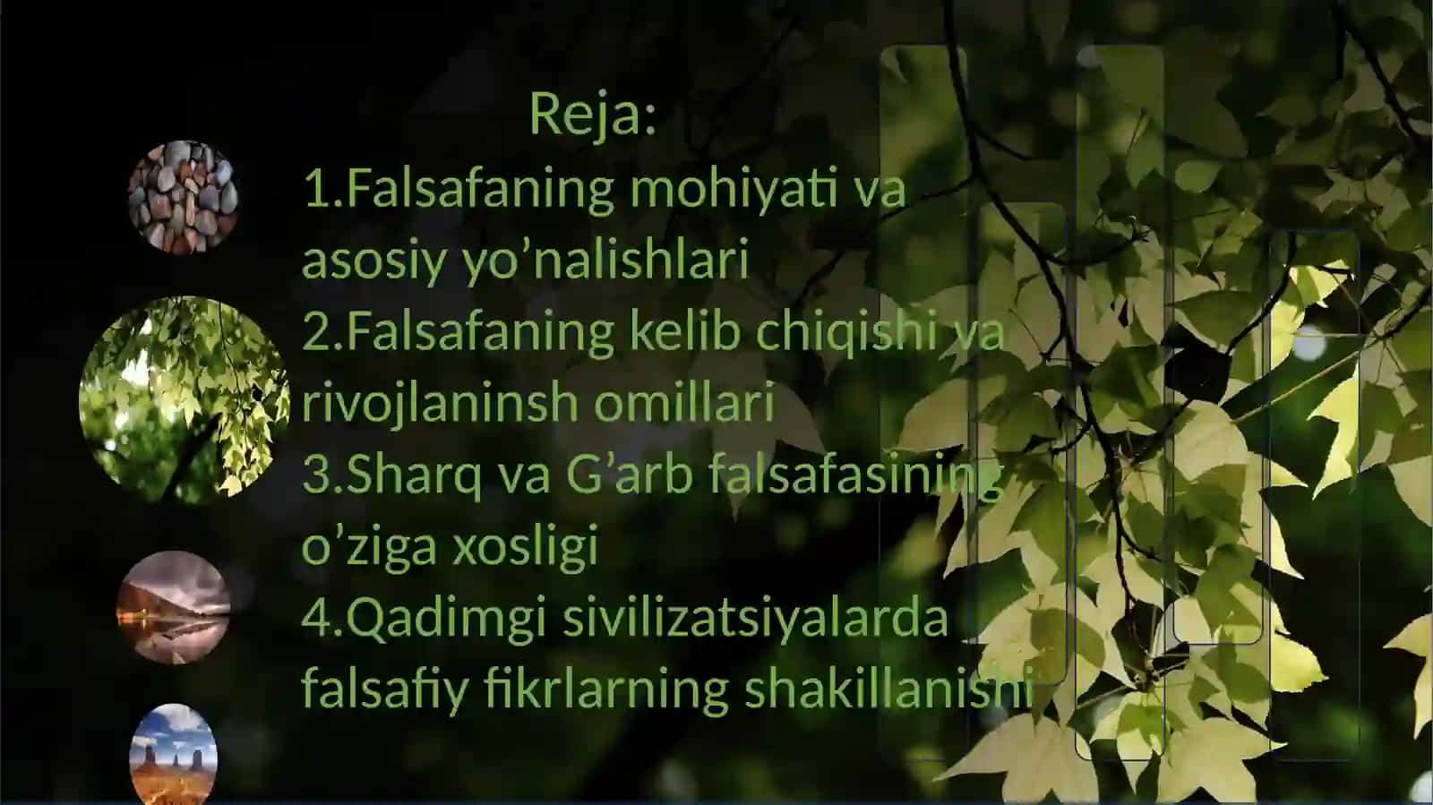 Falsafanng mohiyatiga oid Sharq va G’arb mutafakkirlari ta’rifi 2
