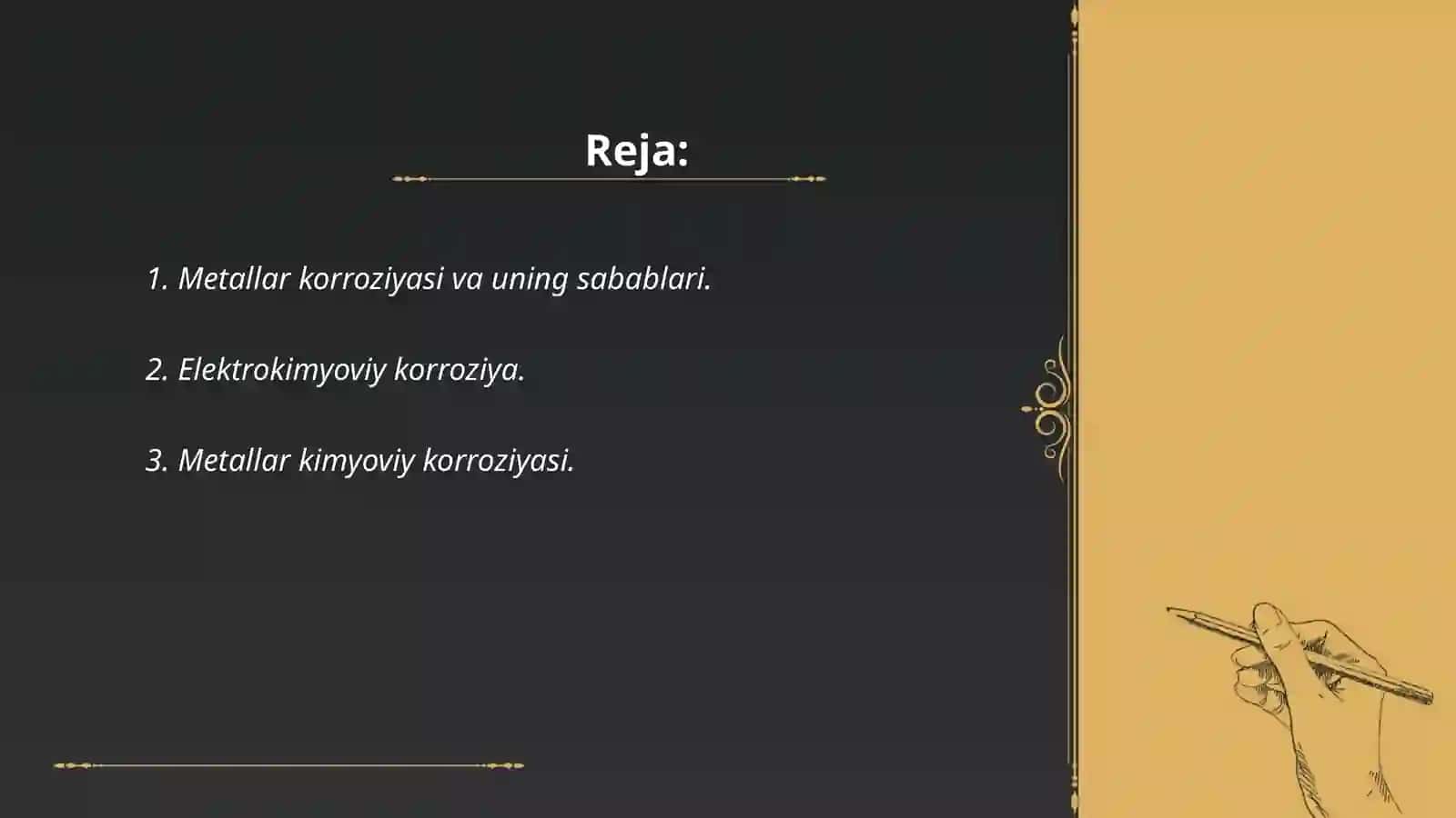 Metallar korroziyasi va uning sabablari 2