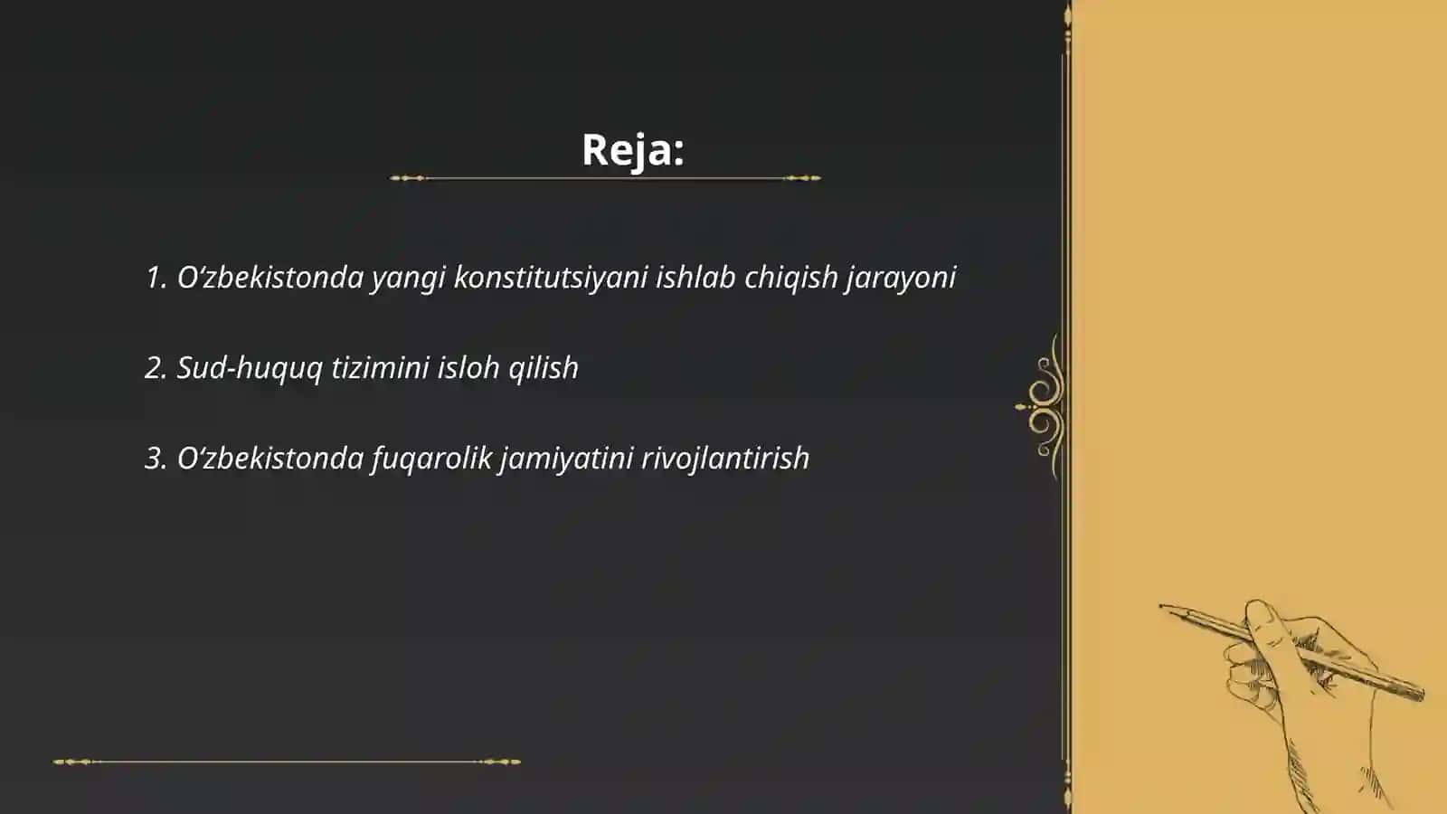 O'zbekistonda huquqiy siyosiy islohatlarning amalga oshishi 2