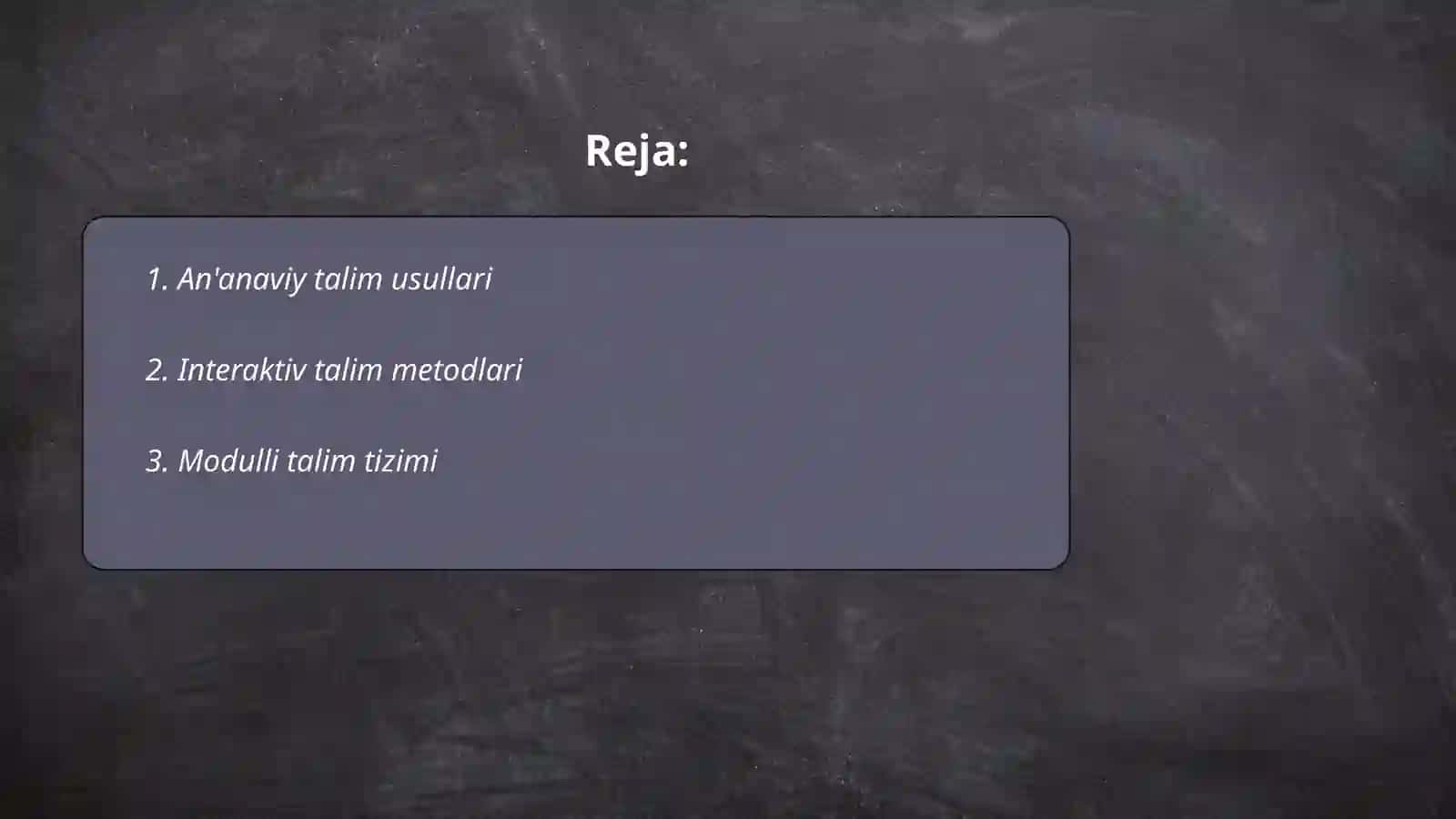 An'anaviy talim usullari 2