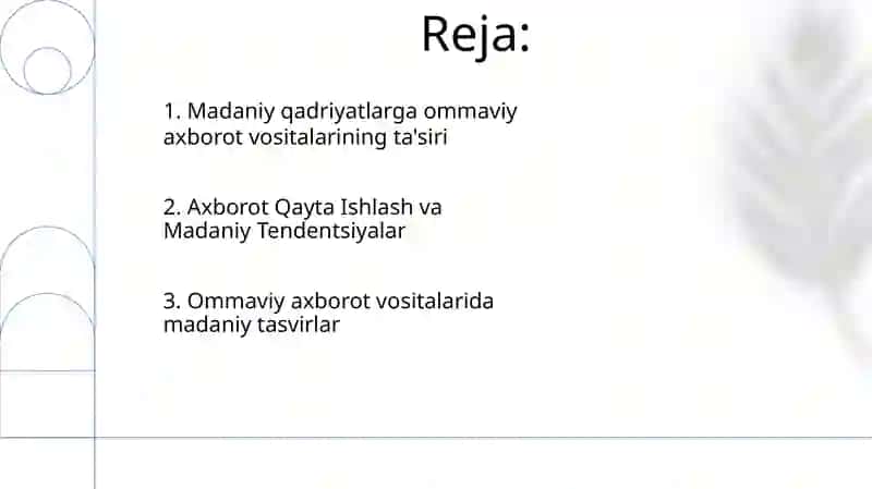 Axborot matnlar bilan ishlash media va madaniyat 2