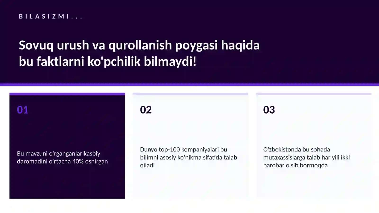 Sovuq urush va qurollanish poygasi 2