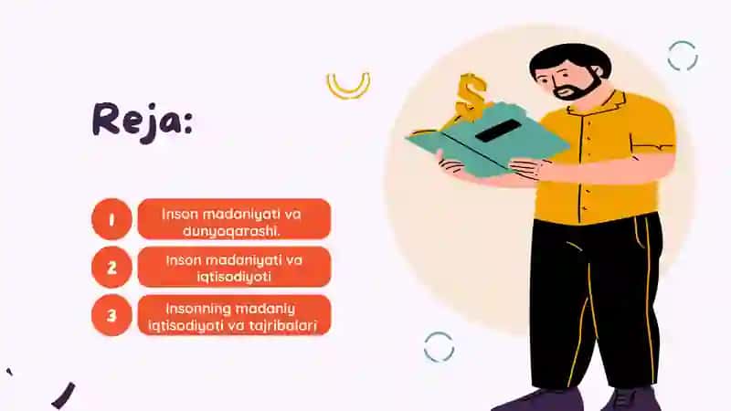 Inson madaniyati iqtisodiyoti 2