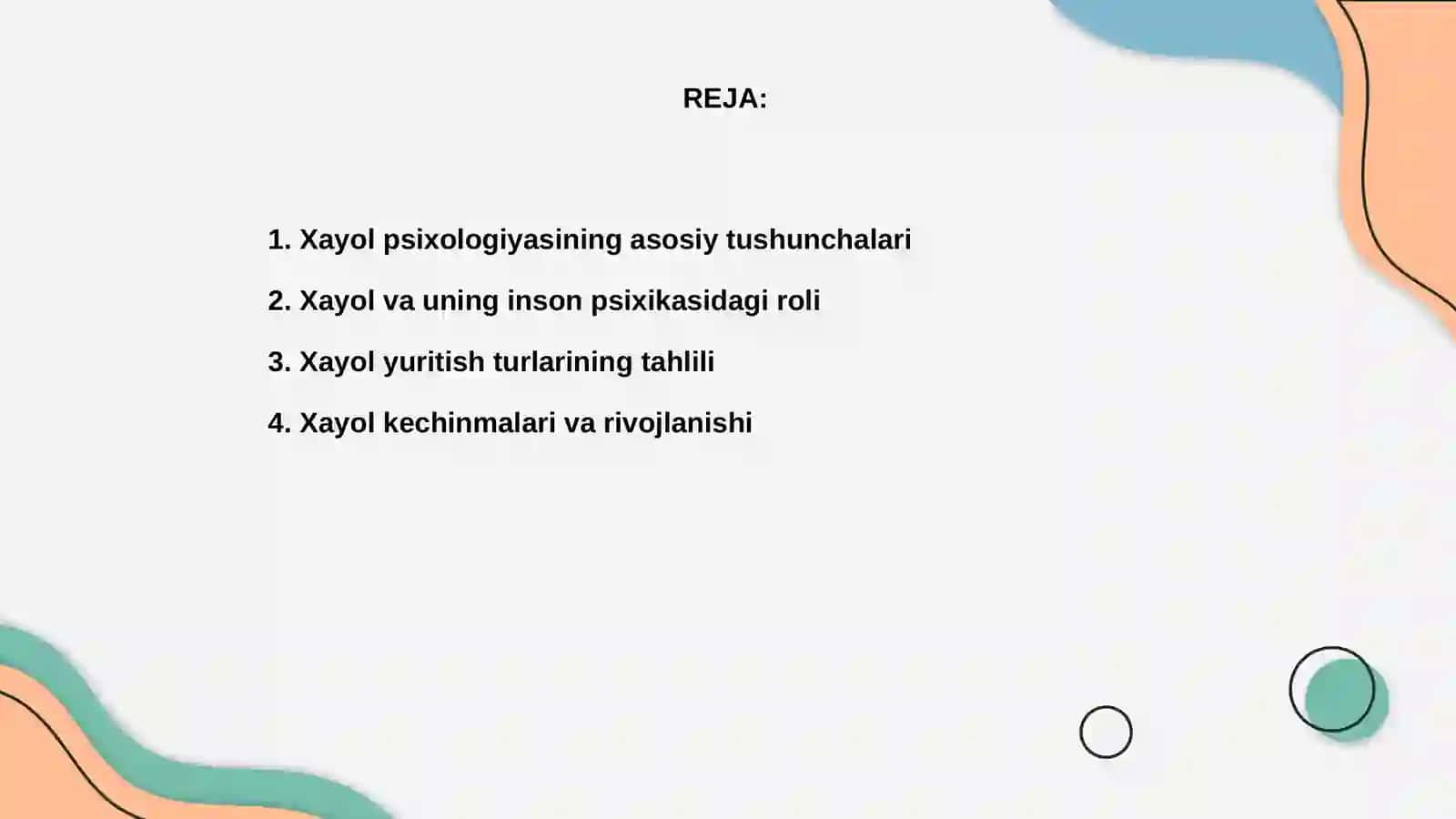 Xayol pisixalôgiyadan 2
