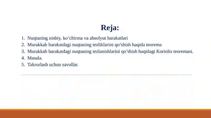 NUQTANING MURAKKAB HARAKATI 2