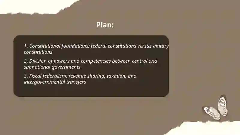 FEDERAL VS. UNITARY STATE STRUCTURES: A GLOBAL PERSPECTIVE 2