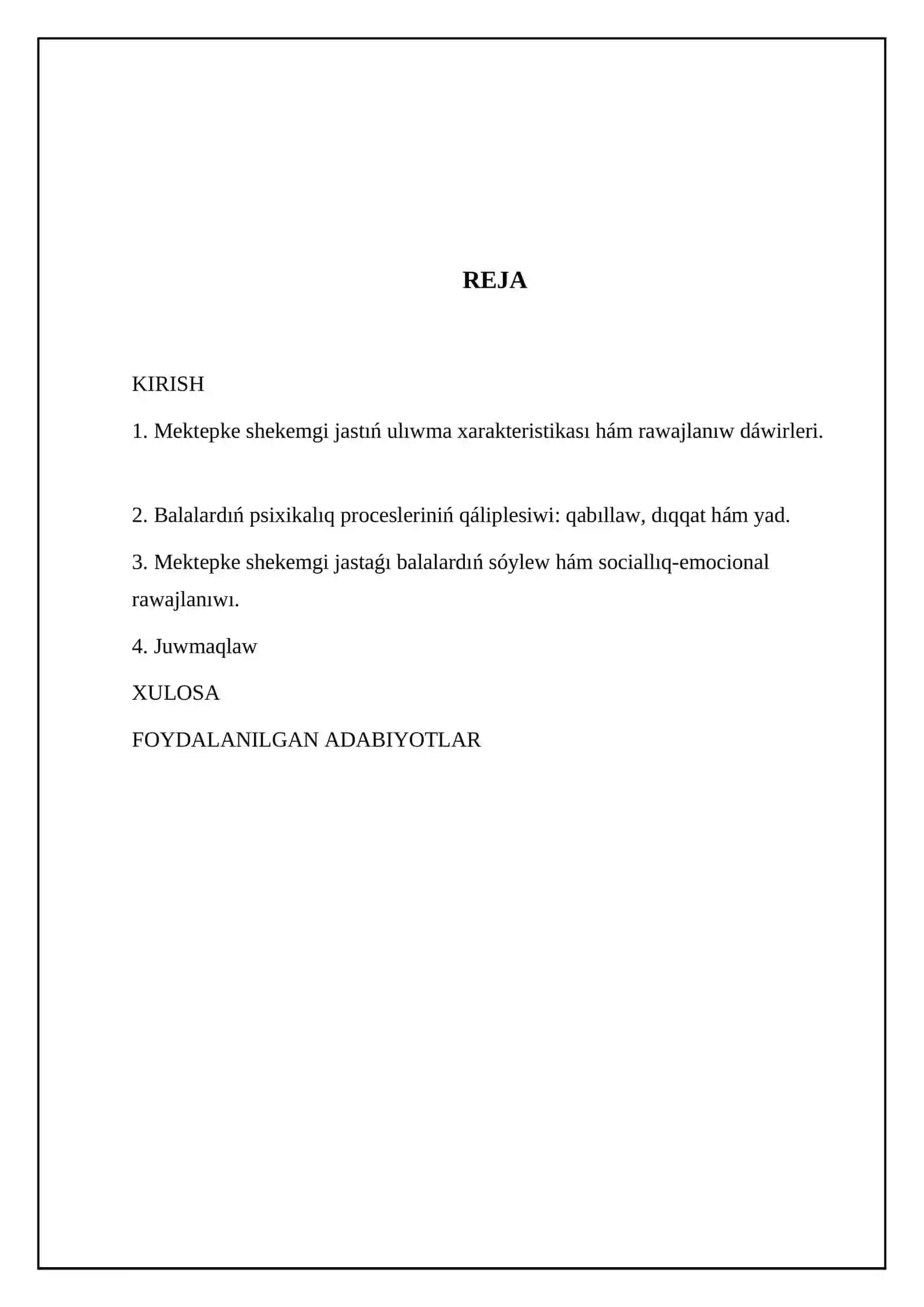 Mekepke shekemgi jastagi balalardin rawajlaniw basqishlari 2