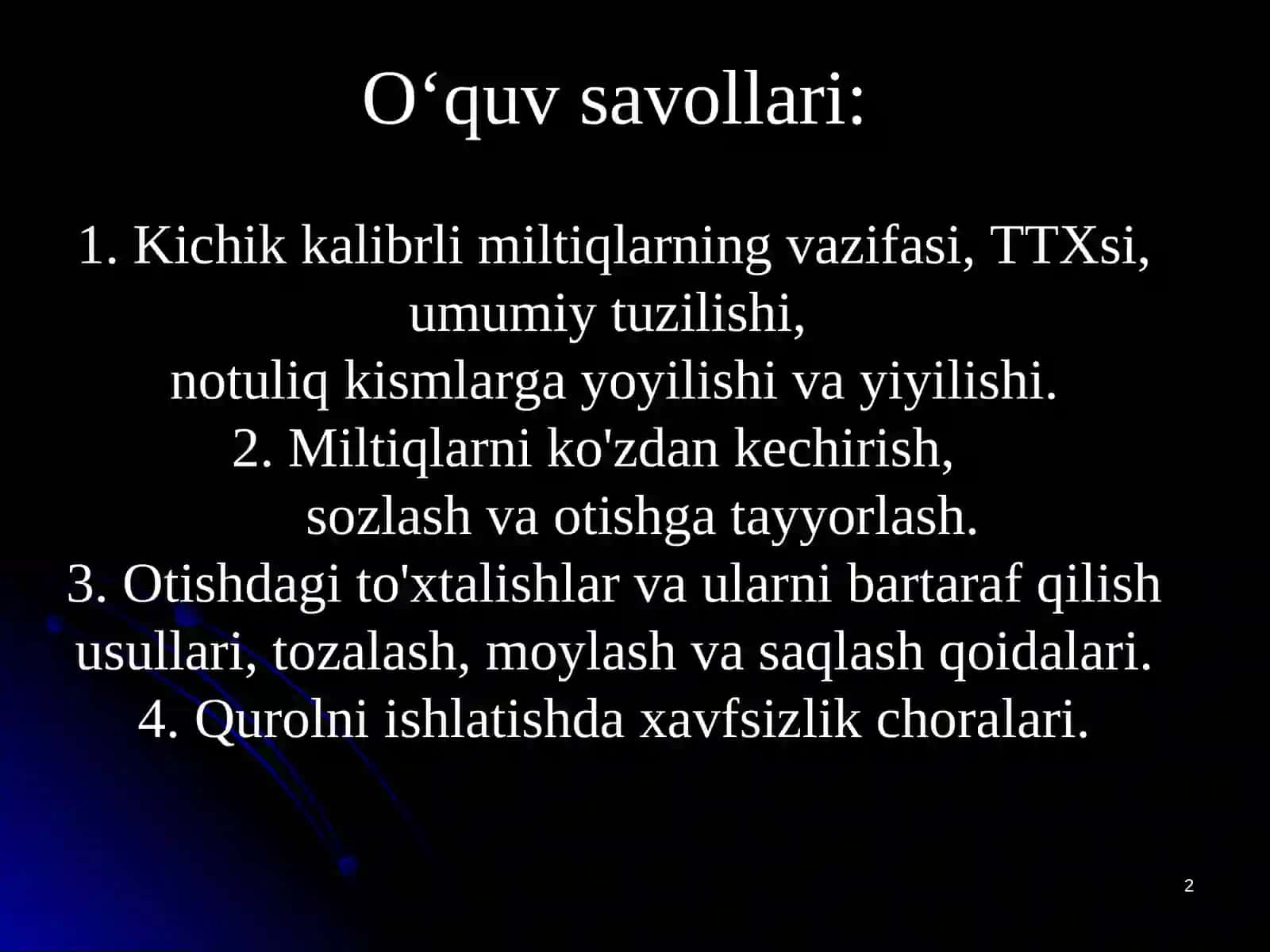 Kichik kalibrli miltiq 2