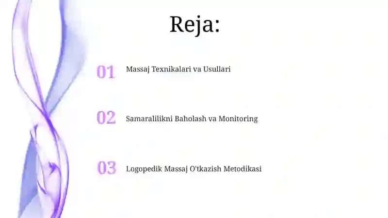 Logopedik Massaj O'tkazish Metodikasi 2