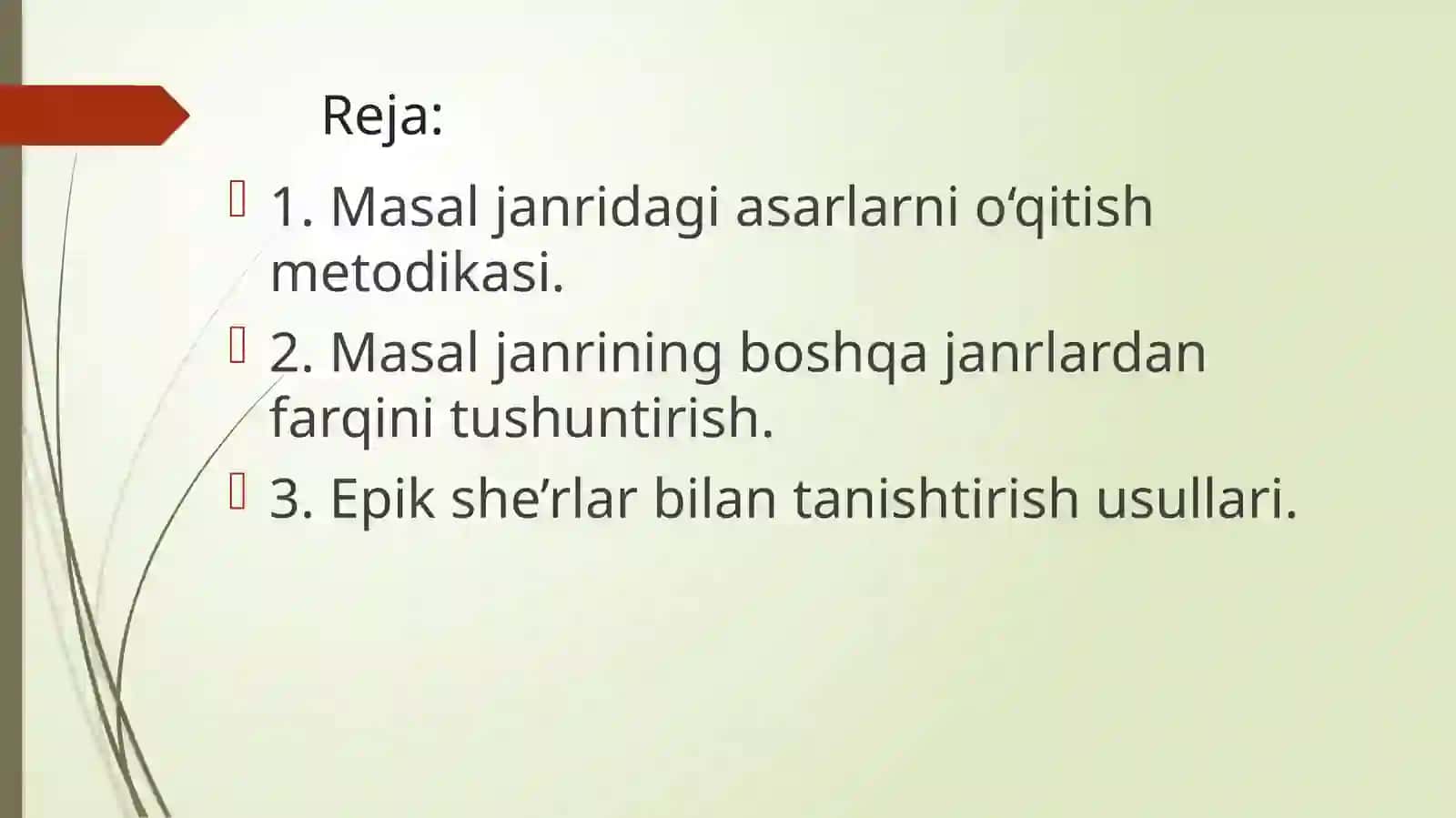 BOSHLANG‘ICH SINFDA LIROEPIK ASARLAR USTIDA ISHLASH METODIKASI 2