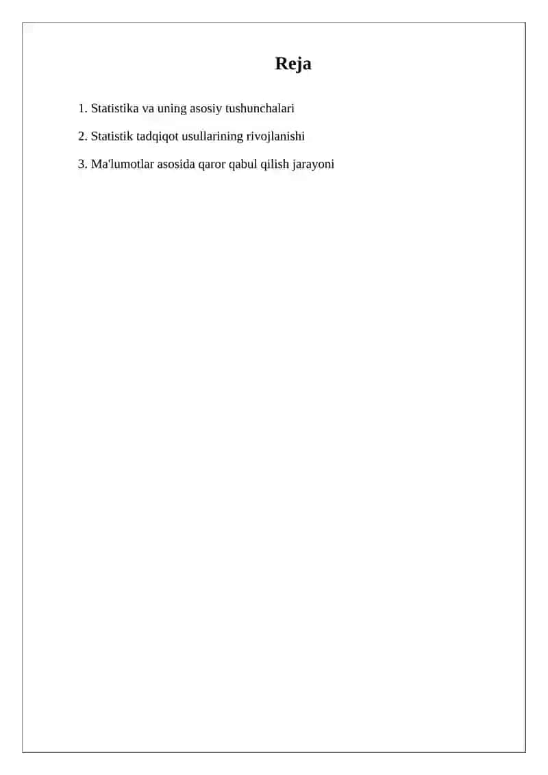 Statistika Faniga Kirish 2