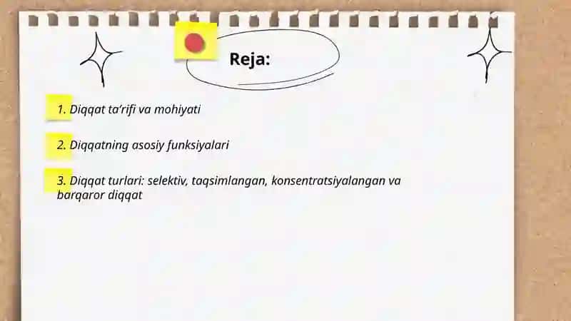 Bilish jarayonlari.Diqqat.Diqqat haqida tushuncha 2
