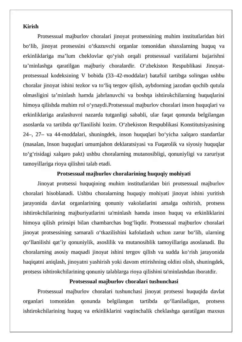 Protsessual majburlov choralari 2