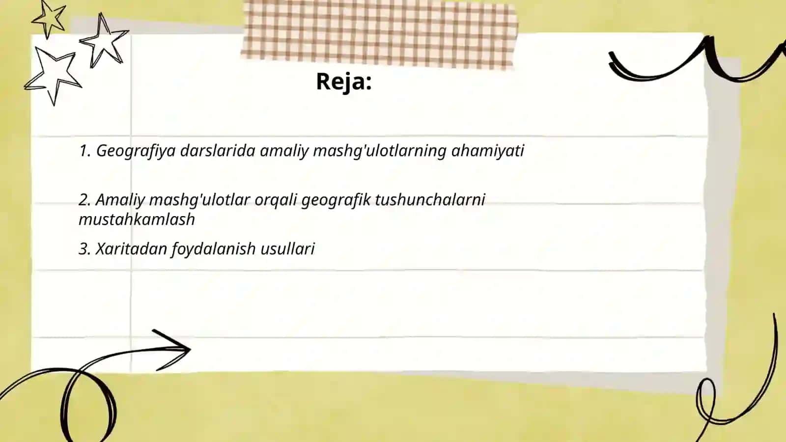Geografiya darslarida amaliy mashg'ulotlardan foydalanish metodikasi 2
