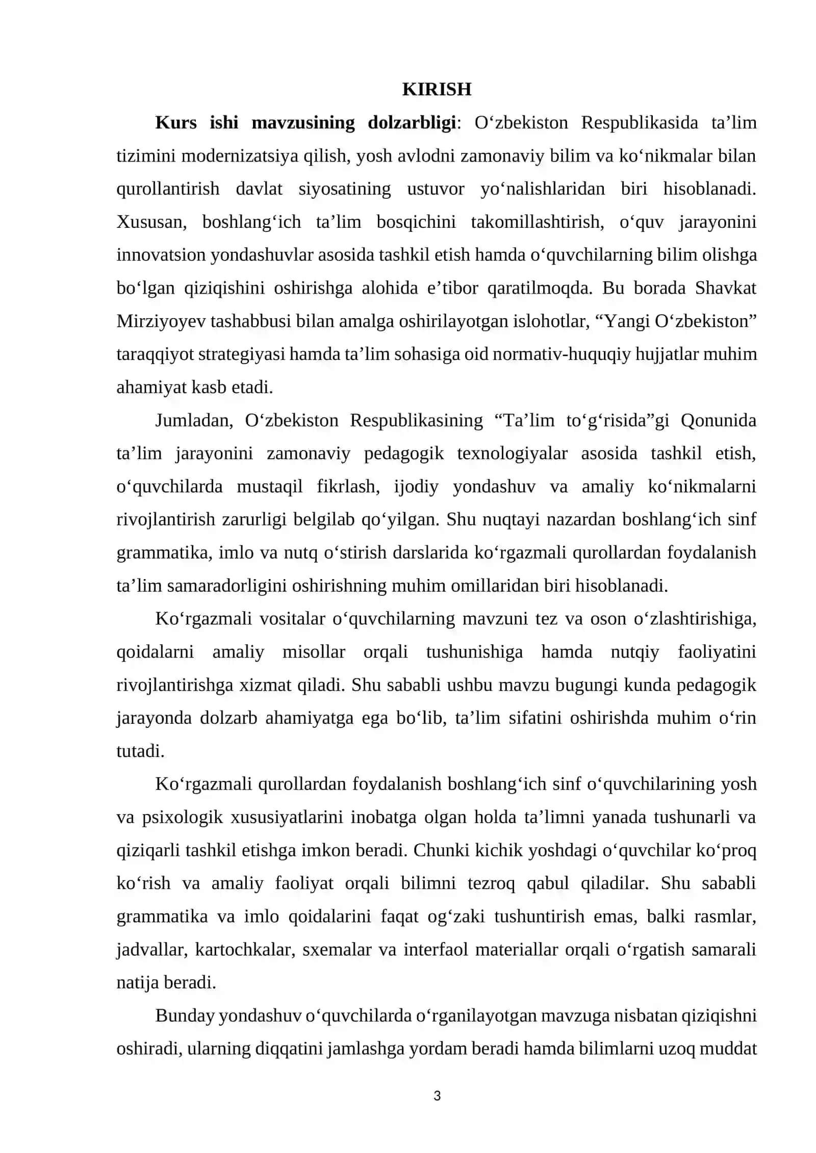 Boshlang‘ich sinf grammatika, imlo va nutq o‘stirish darslarida ko‘rgazmali qurollardan foydalanish 2