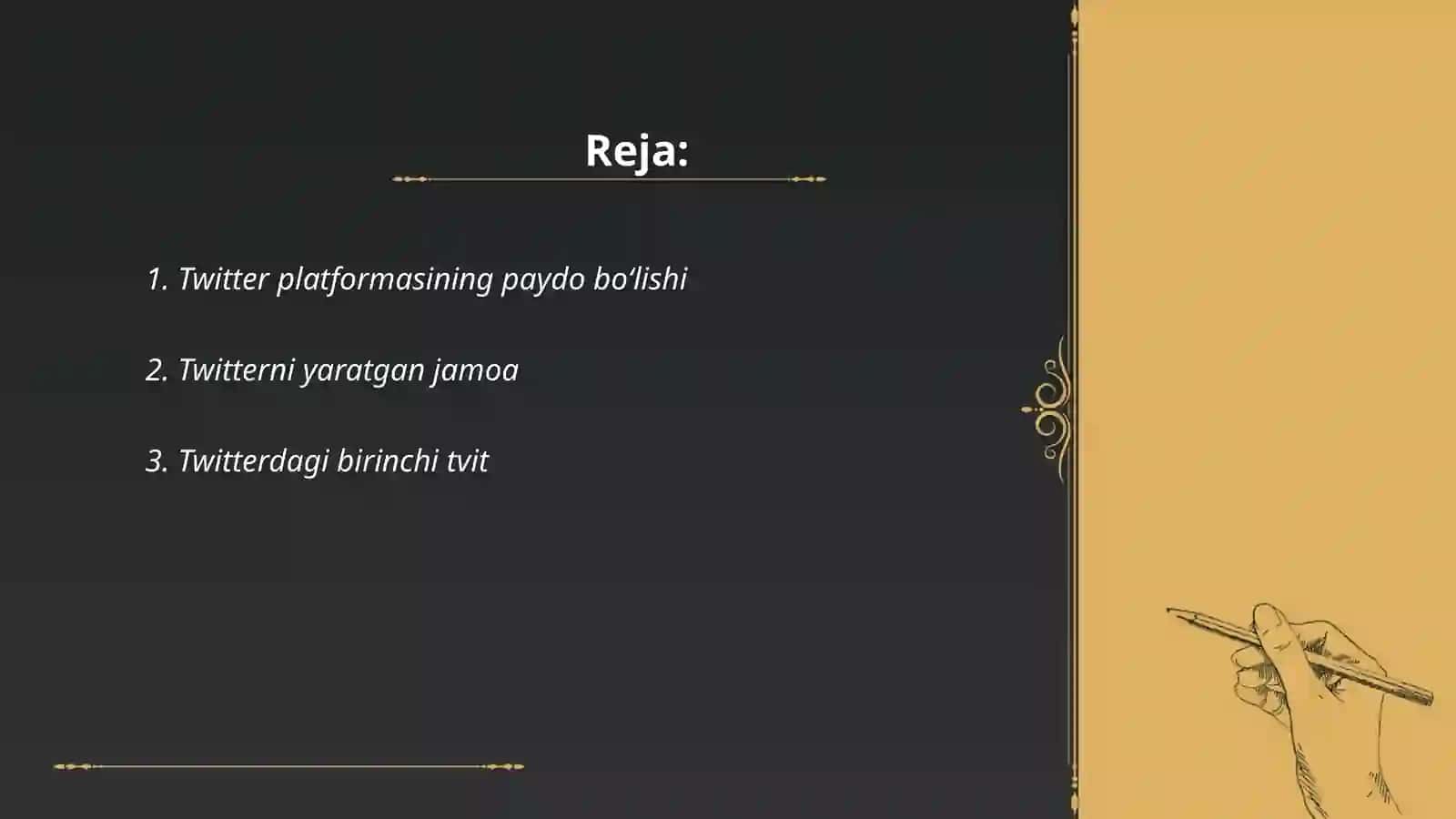 Twitterning kelib chiqishi va faoliyati 2