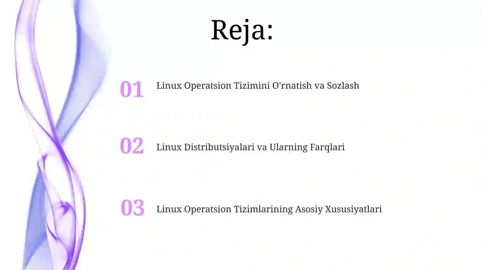 Linux operatsion tizimlari 2
