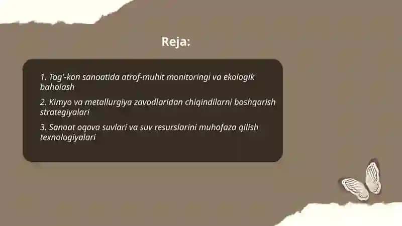 Toğ kon,kimyo metallurgiya sanoati va atrof muhit muhofazasi 2