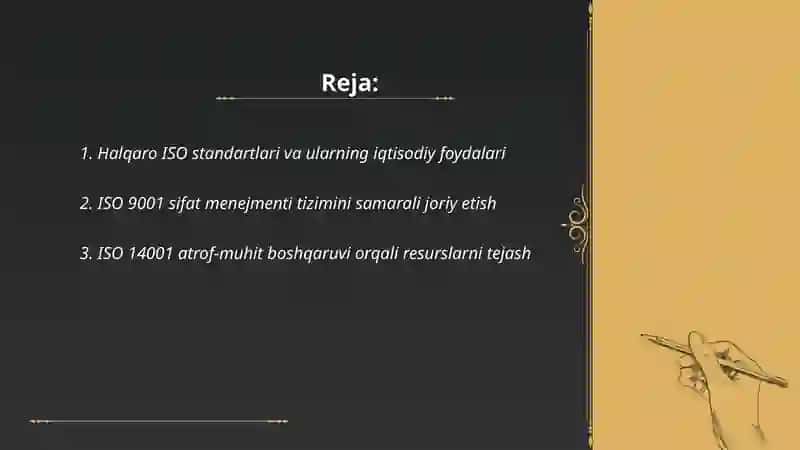 Halqaro ISO standartlardan unumli foydalanish 2