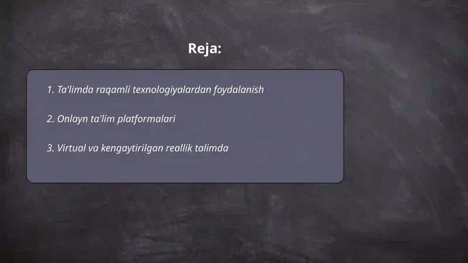 Ta'limda zamonaviy texnalogiyalar 2