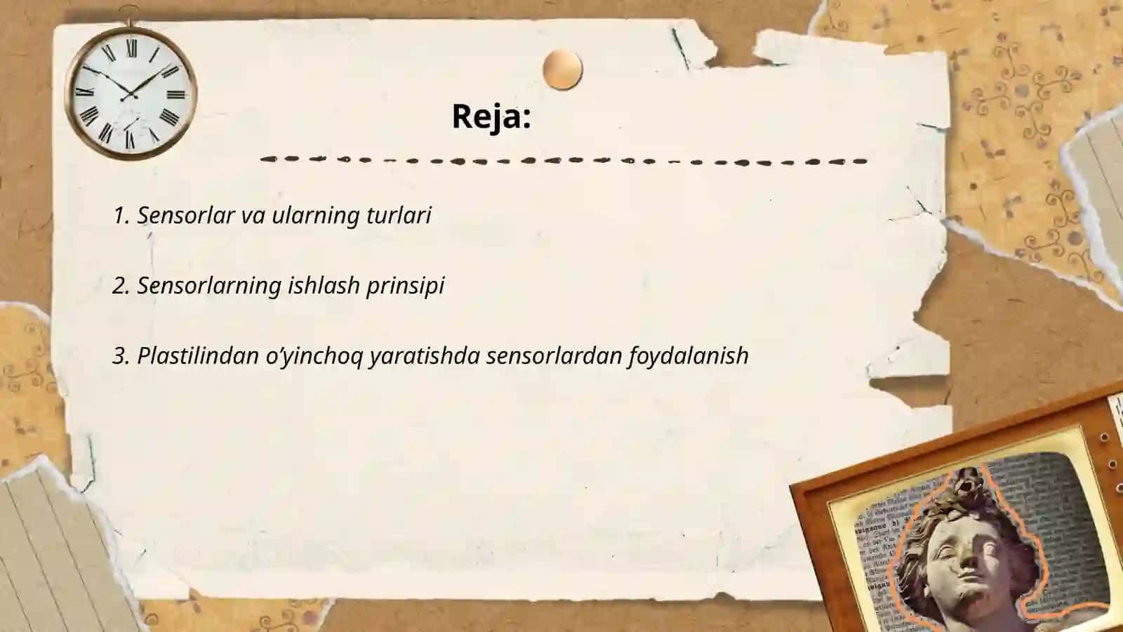 Loy va plastilindan o’yinchoq yasashnung sensor asoslari 2