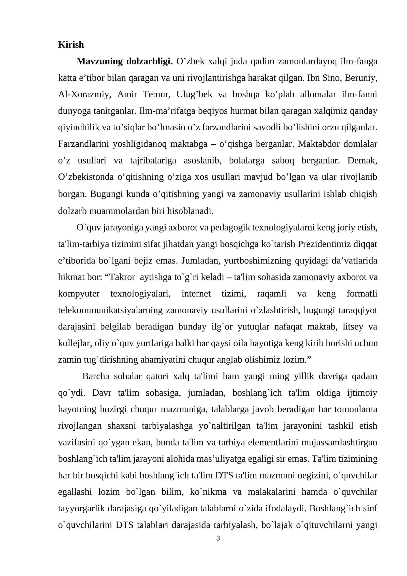 ALIFBE DAVRIDA YOZUV KONIKMALARINI SHAKILLANTIRISH  KURS ISHI 2