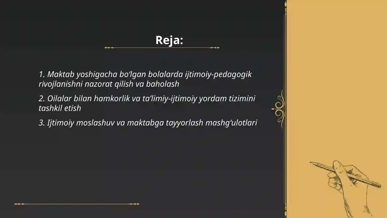 Maktab yoshigacha boʻlgan bolalar bilan ijtimoiy pedagogik faoliyat 2