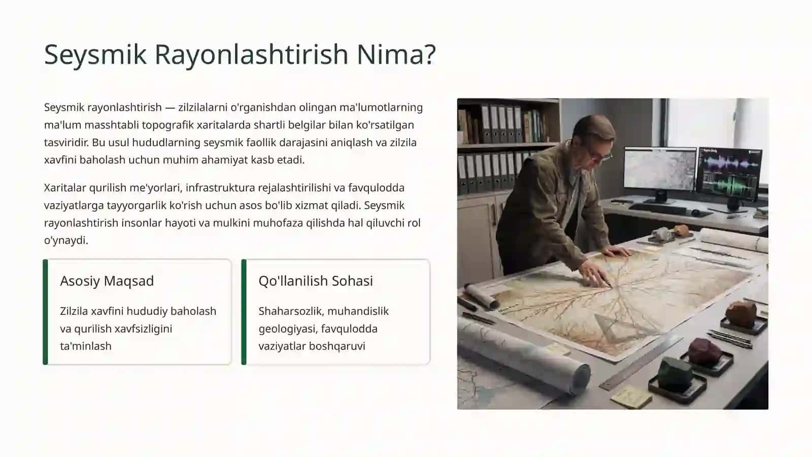 O'zbekistonning Seysmik Rayonlashtirish Xaritalari 2