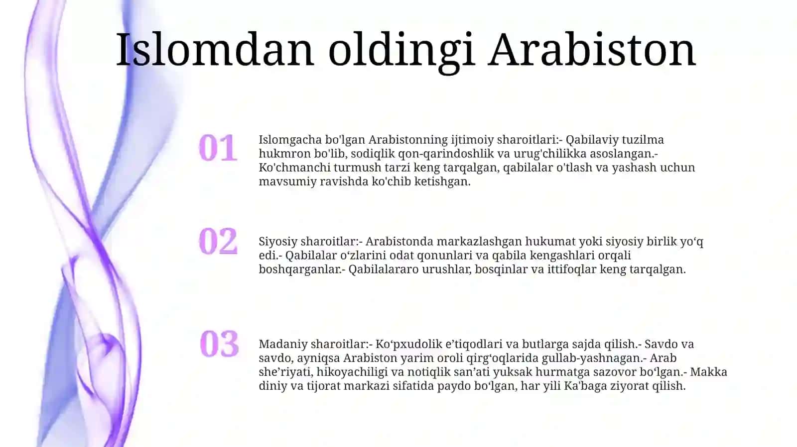 Islom Dinining Paydo Bo'Lishidagi Ijtimoiy Siyosiy VaMadaniySharoitlar 2