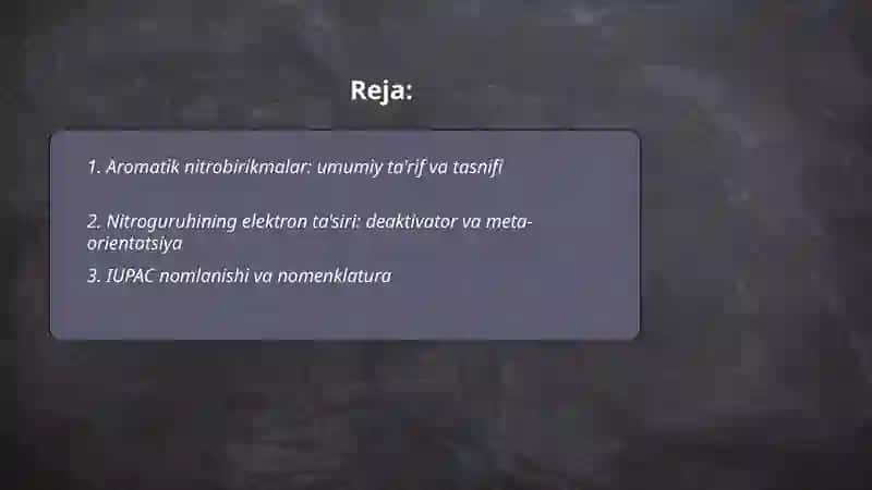 Aromatik nitrobirikmalar 2