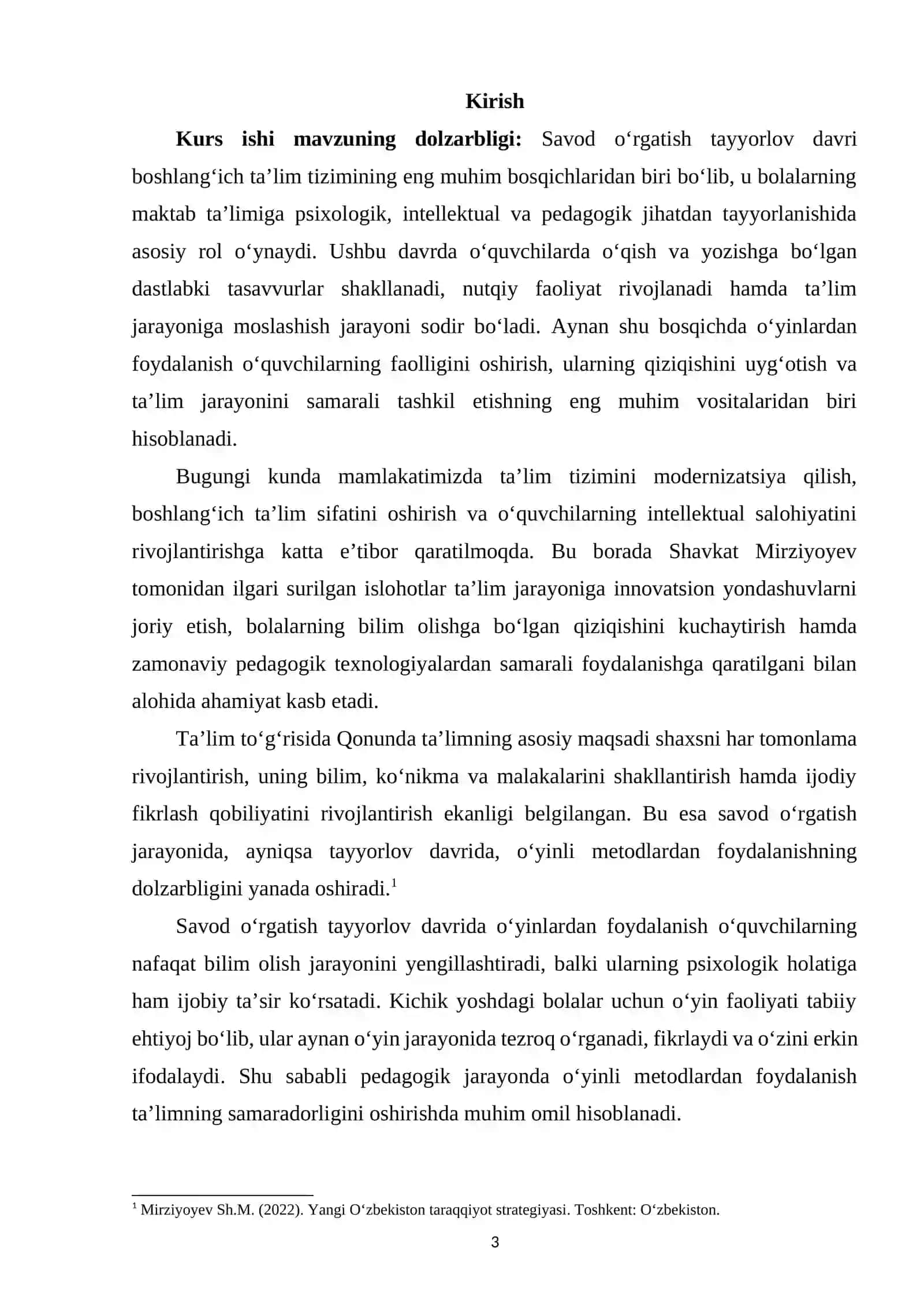 Savod o‘rgatish tayyorlov davrida o‘yinlardan foydalanish 2
