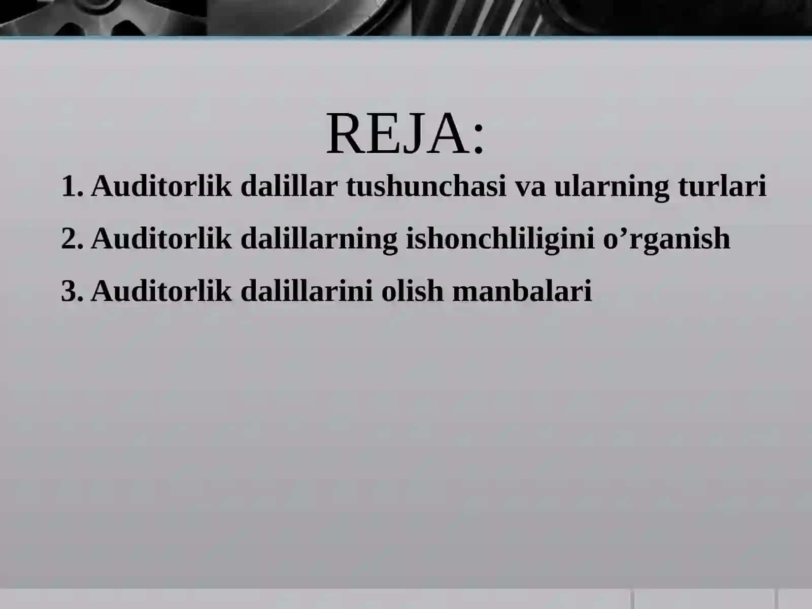 AUDITORLIK DALILLAR 2
