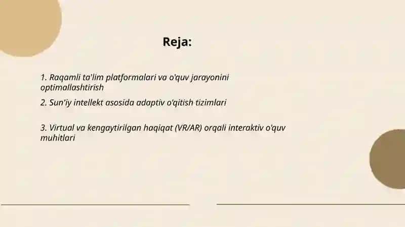 Raqamli ta'lim platformalari va o'quv jarayonini optimallashtirish 2