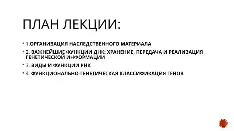 Организация наследственного материала 2