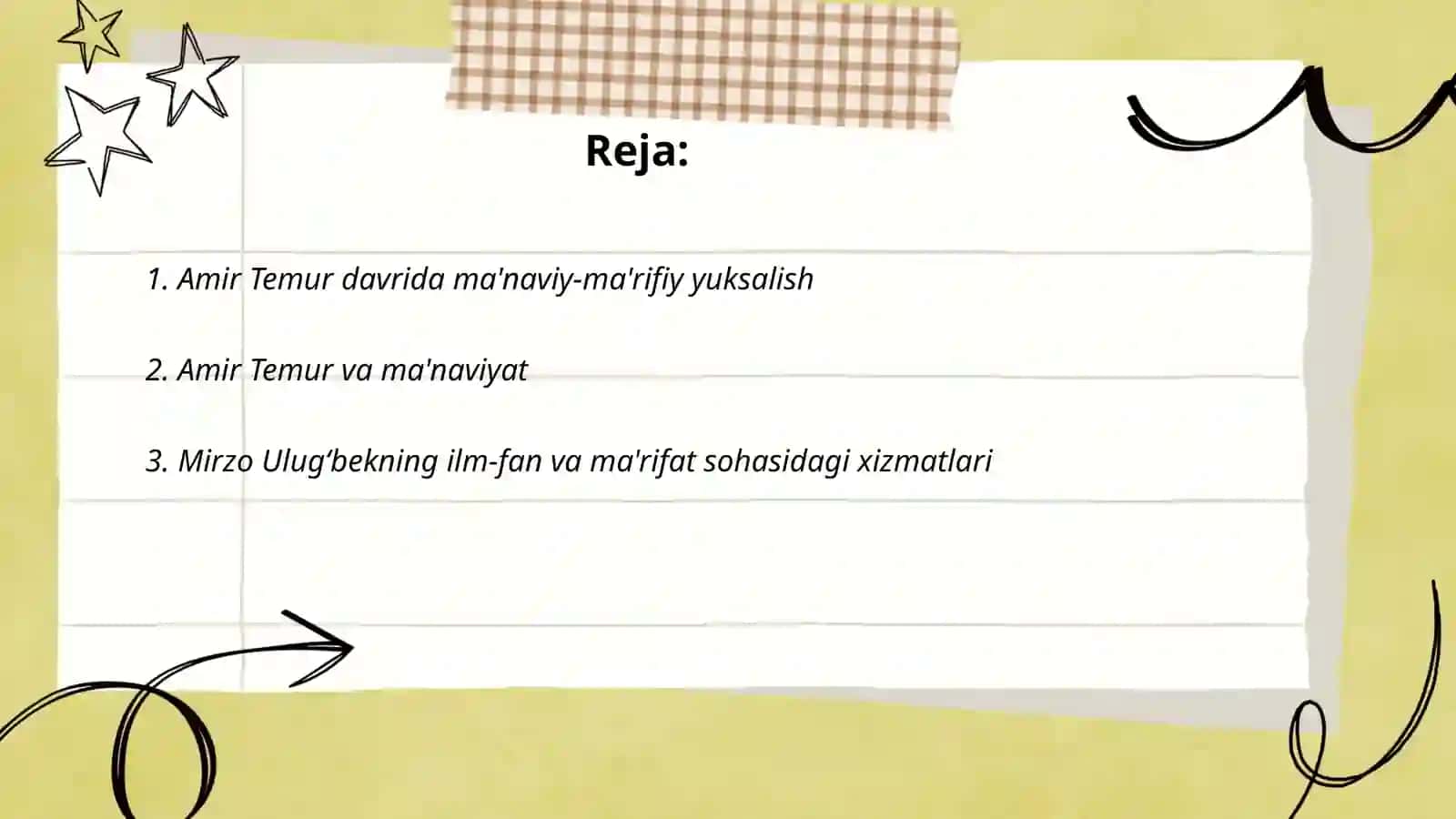 Temuriylar davrida ma’naviy-ma’rifiy yuksalish 2