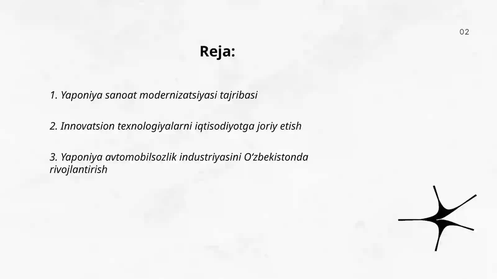 Yaponiya sanoat modernizatsiyasi tajribasi 2