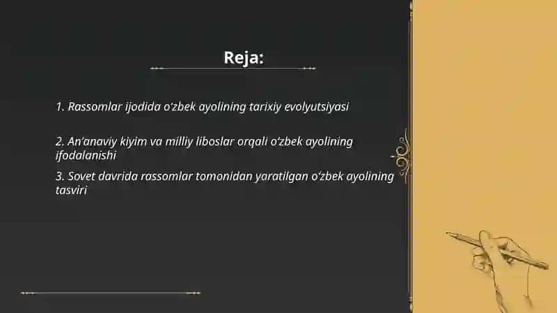 Rassomlar ijodida oʻzbek ayollari obrazi 2