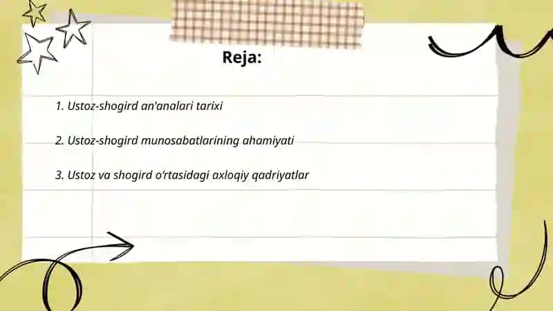 Ustoz-shogird an'analari tarixi 2