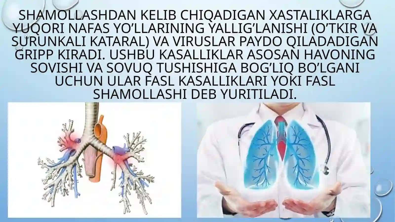 Nafasa’zolar ifoilatigata’siretuvchivositalar 2