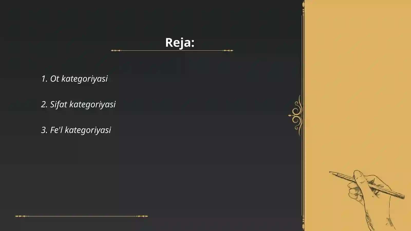 Ot kategoriyasi 2