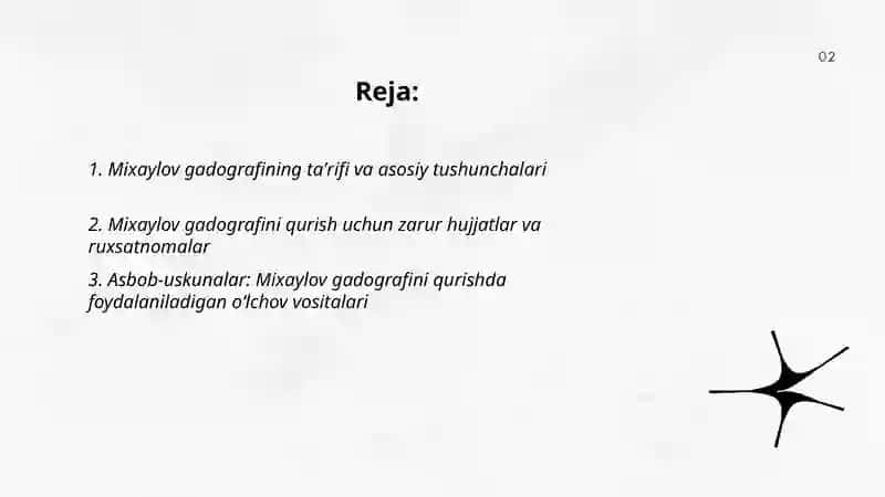 Mixaylov gadografini qurish 2