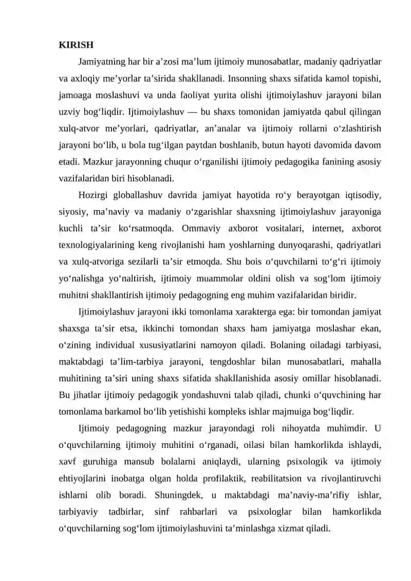 Ijtimoiylashuv ijtimoiy pedagogik xodisa sifatida 2