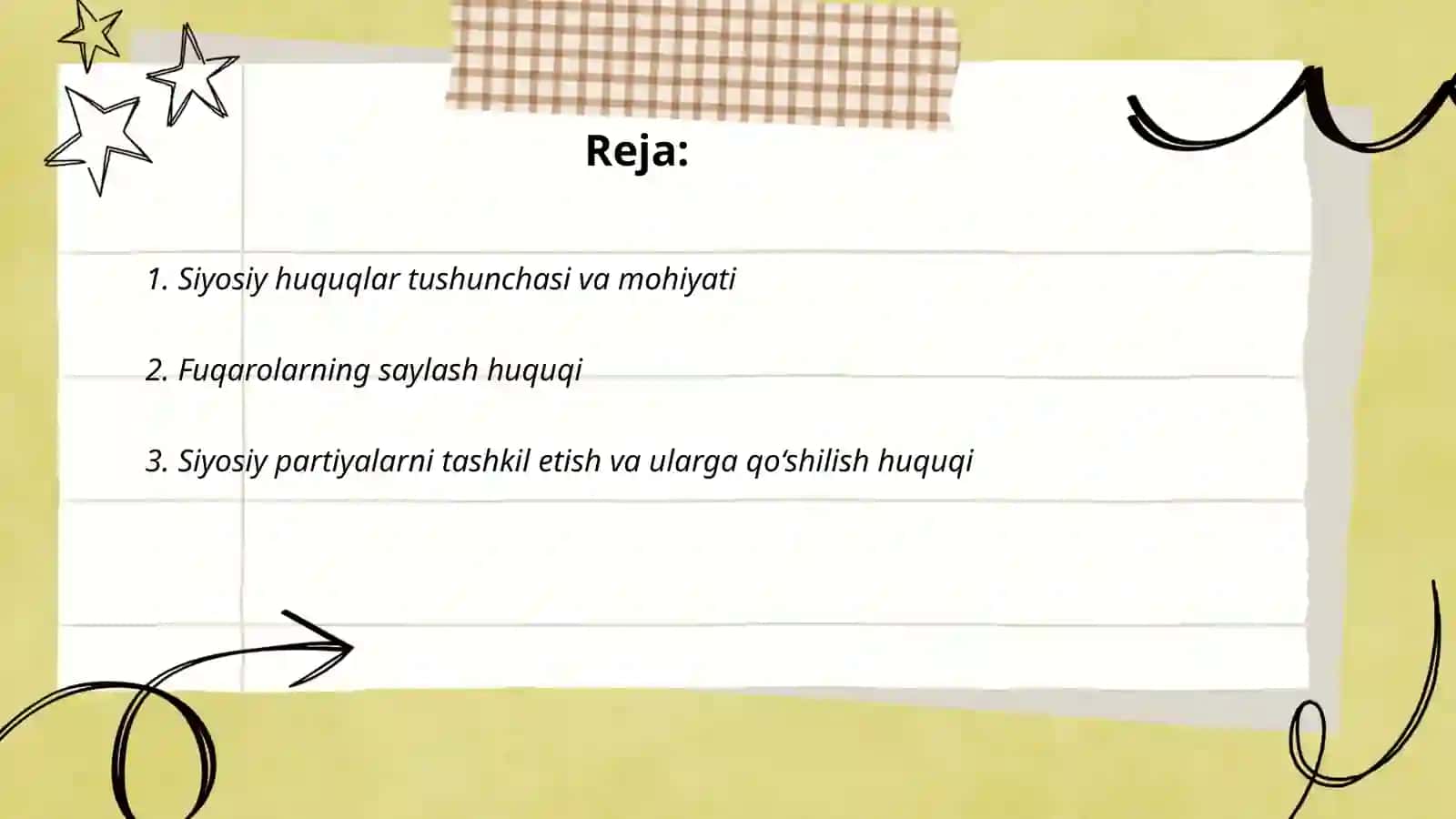 Siyosiy huquqlar 2