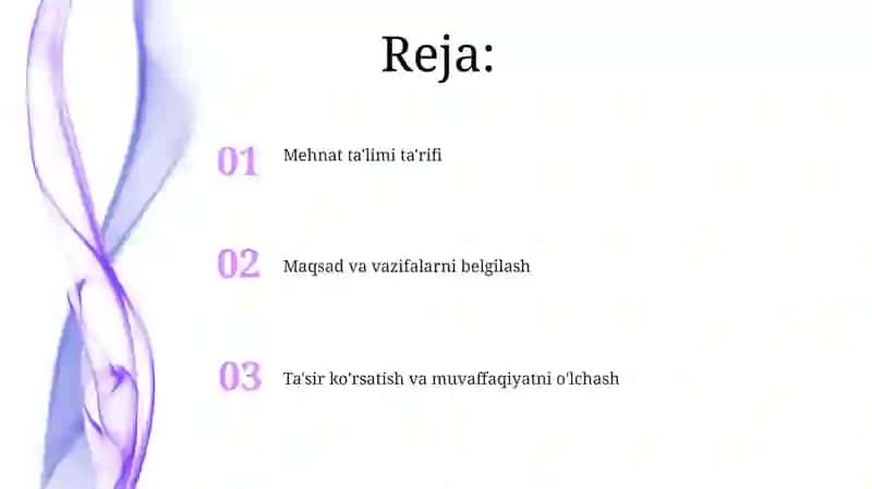 Mehnat tarbiyasi. Uning maqsad va vazifalari 2
