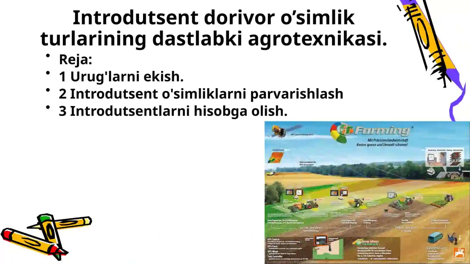 Agrotexnologiyalari va Innovatsion rivojlanish Insitituti Dorivor o’simliklarni yetishtirish va qayta ishlash texnologiyasi ta’lim yo’nalishi 2