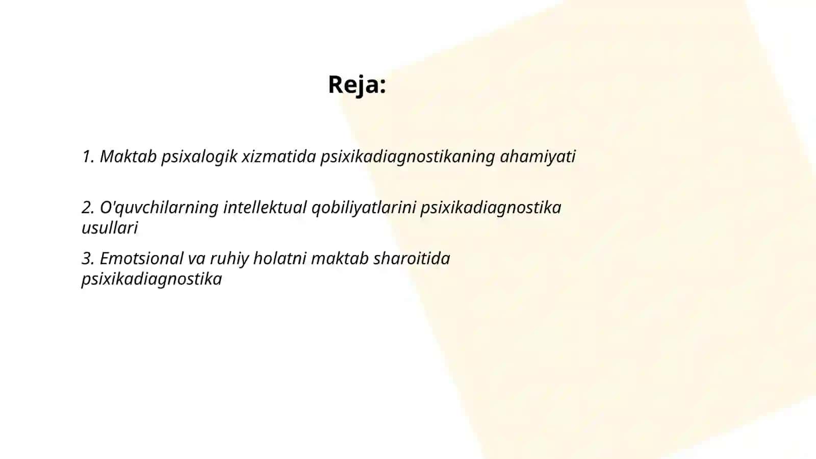 Maktab psixalogik xizmatida psixikadiagnostika 2