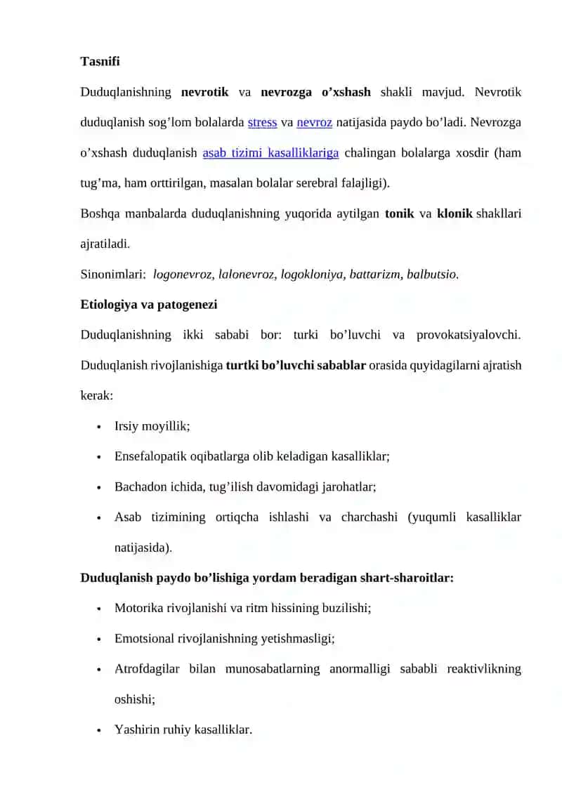 LOGONEVROZ KELIB CHIQISHI SABABLARI VA ASORATLARI 2